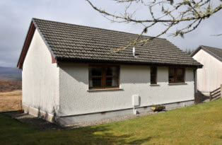 Exterior of Glencaig self catering cottage