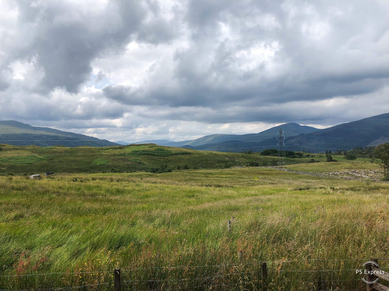 View from front of Glencaig Cottage